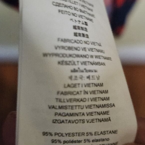 Michael Michael Kors Navy Red Polka Dot Fit N Flare Jersey Dress Size XS - Picture 6 of 6